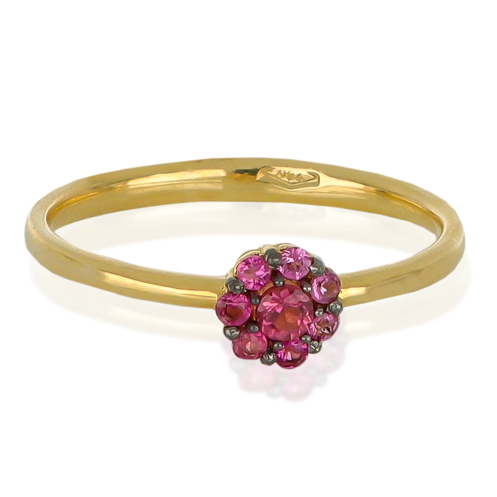 ANILLO CON TURMALINAS COLECCIÓN FLEUR D´ÉTÉ