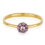 ANILLO CON ZAFIRO ROSA COLECCIÓN FLEUR D´ÉTÉ