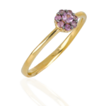 ANILLO CON ZAFIRO ROSA COLECCIÓN FLEUR D´ÉTÉ